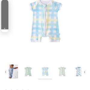 Dreamland baby bamboo romper NWT